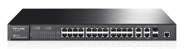 TP-LINK TL-SL5428E JetStream 24-Port 10/100Mbps + 4-Port Gigabit L2 Managed Switch 12.8Gbps Bandwidth 9.5Mpps Forwarding Rate 8k MAC 4K VLANs (LS) TP-LINK