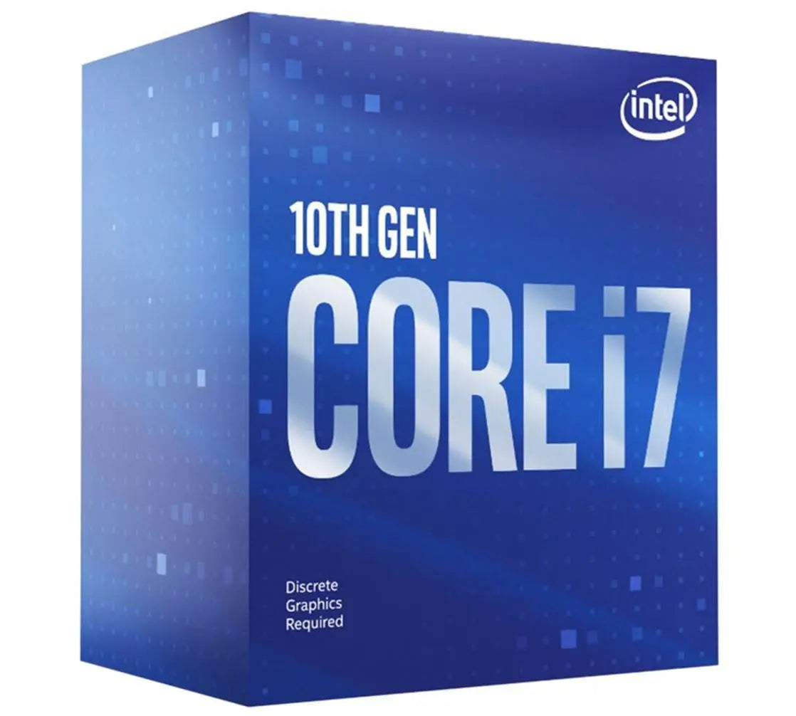 New Intel Core i7-10700F CPU 2.9GHz (4.8GHz Turbo) LGA1200 10th Gen 8-Cores 16-Threads 16MB 65W Graphic Card Required Retail Box 3yrs Comet Lake INTEL