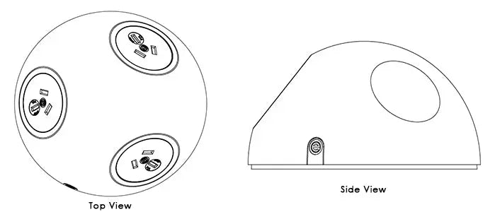 OE Elsafe: Pluto 3 x GPO with 2000mm Lead with 10A three pin plug - White/Silver Deals499