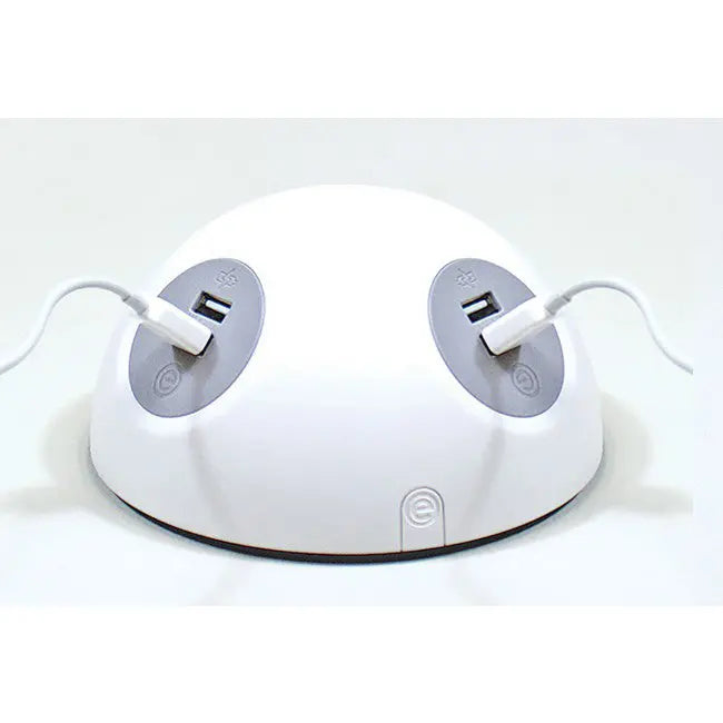 OE Elsafe: Pluto 3 x TUF with 2000mm Lead with 10A three pin plug - White/Silver Deals499