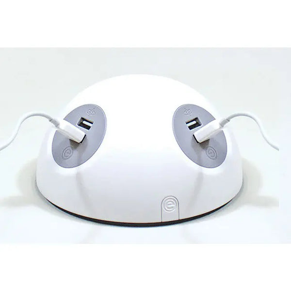 OE Elsafe: Pluto 3 x TUF with 2000mm Lead with 10A three pin plug - White/Silver Deals499