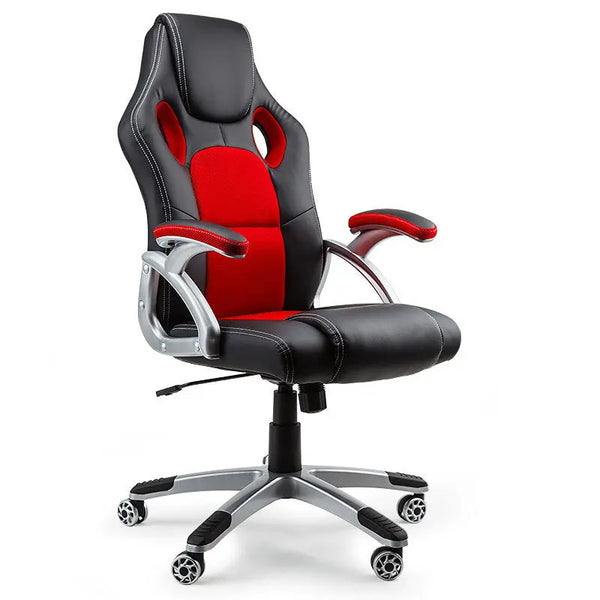 OVERDRIVE Racing Office Chair Seat Executive Computer Gaming PU Leather Deluxe Deals499