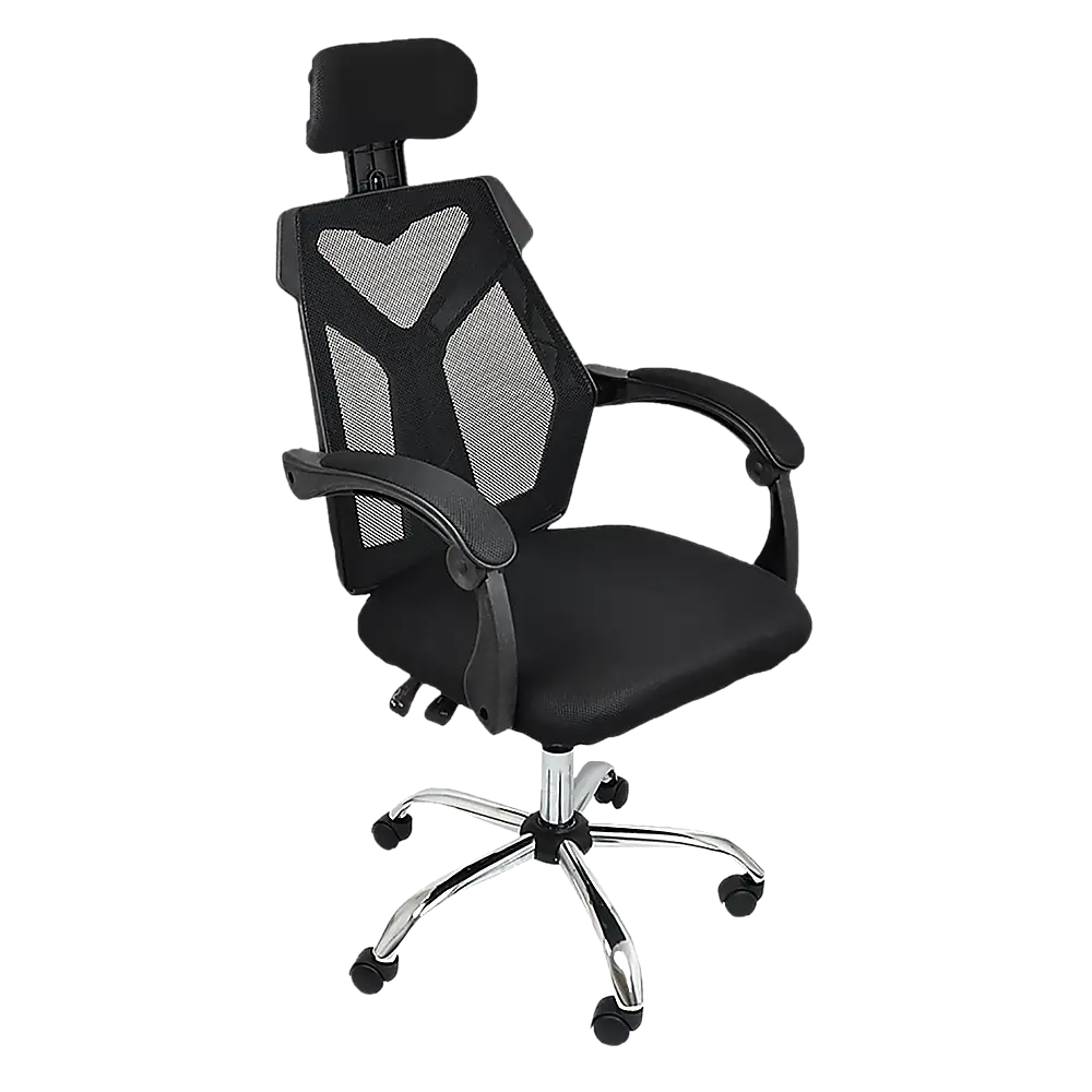 Office Chair Gaming Computer Chairs Mesh Back Foam Seat - Black Deals499