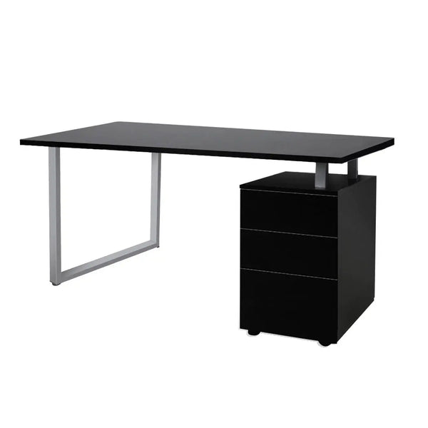 Office Computer Desk Student Laptop Study Table Home Workstation Shelf Desks Black Deals499