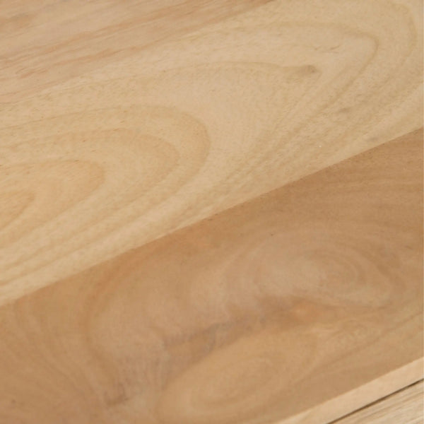 Olearia  ETU Entertainment TV Unit 117cm Solid Mango Wood Rattan 2 Door Natural Deals499