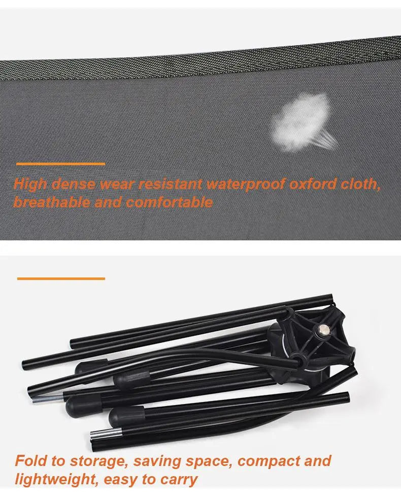 Outdoor Hiking Camping Beach Portable Folding Swivel Chair Carry Bag White Deals499