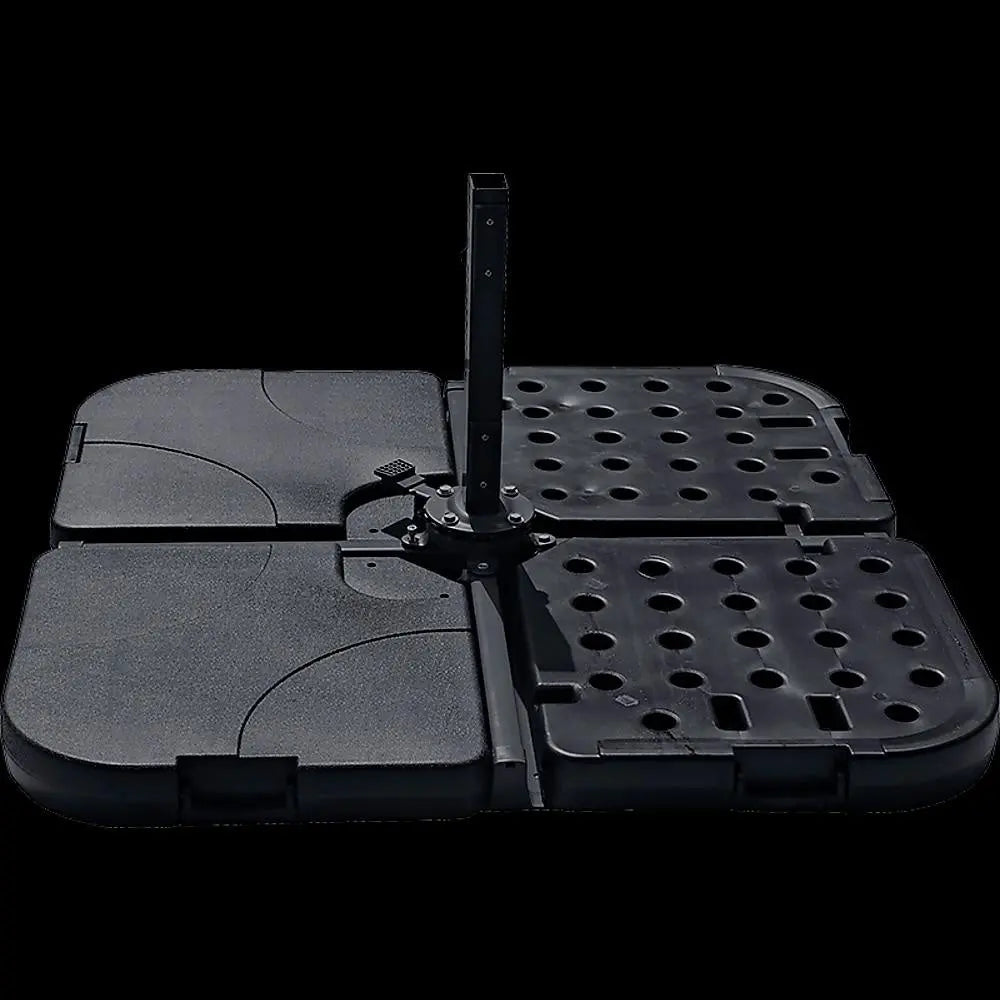 Outdoor Patio 4-Piece Cantilever Offset 3M Umbrella Base Stand Weight Water Sand Deals499