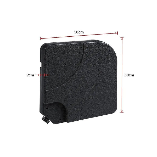 Outdoor Patio 4-Piece Cantilever Offset 3M Umbrella Base Stand Weight Water Sand Deals499