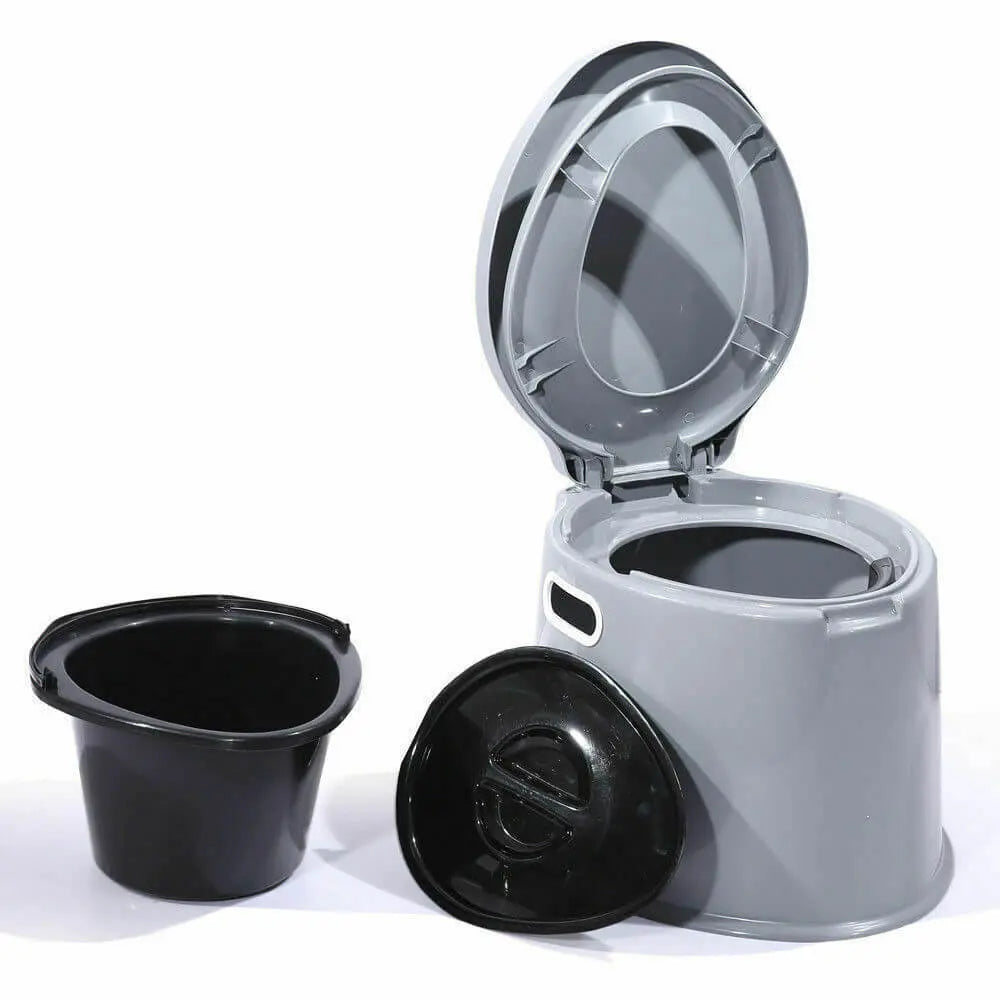 Outdoor Portable Toilet 6L Camping Potty Caravan Travel Camp Boating Deals499