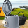 Outdoor Portable Toilet 6L Camping Potty Caravan Travel Camp Boating Deals499