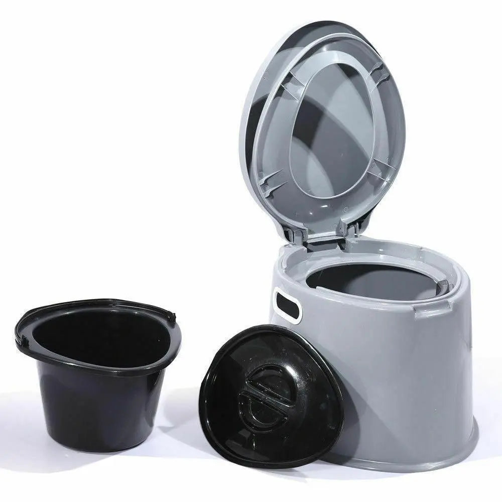 Outdoor Portable Toilet 6L Camping Potty Caravan Travel Camp Boating Deals499