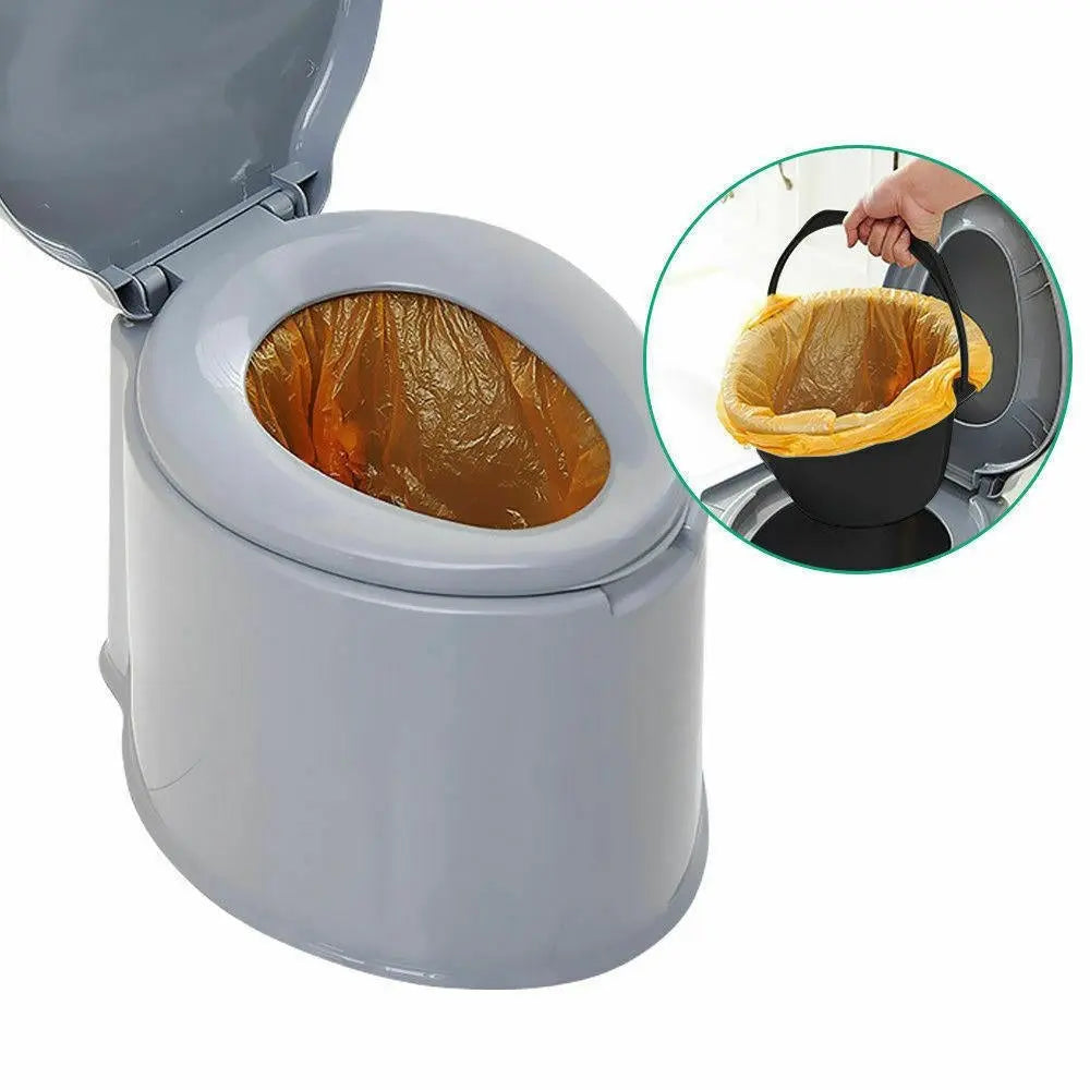 Outdoor Portable Toilet 6L Camping Potty Caravan Travel Camp Boating Deals499