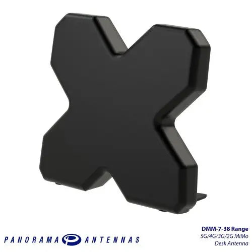 PANORAMA DMM-7-38-2TS9 Antenna - Black - DMM-7-38 | 4G/5G MiMo Desk Mount Antenna PANORAMA
