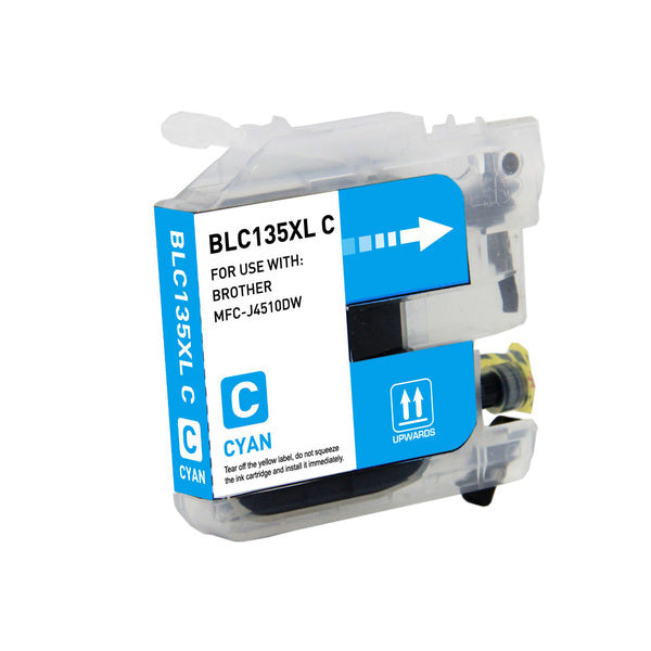 BROTHER [5 Star] LC135XL Cyan Compatible Inkjet Cartridge BROTHER