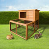 i.Pet Rabbit Hutch Wooden Pet Chicken Coop 100cm Tall Deals499