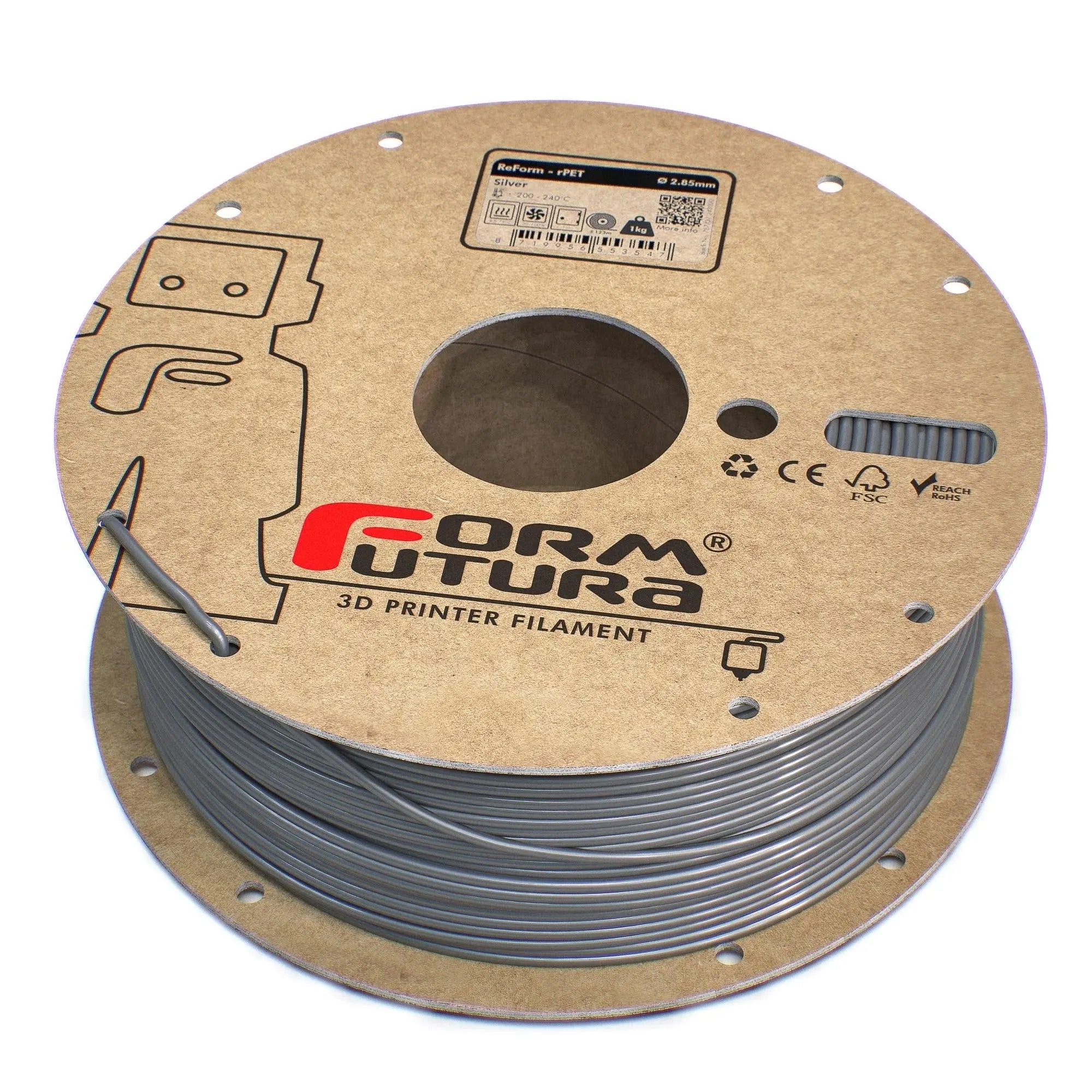 PETG Filament FormFortura ReForm - rPET available in 8 colors - 3D Printer Filament FORMFUTURA