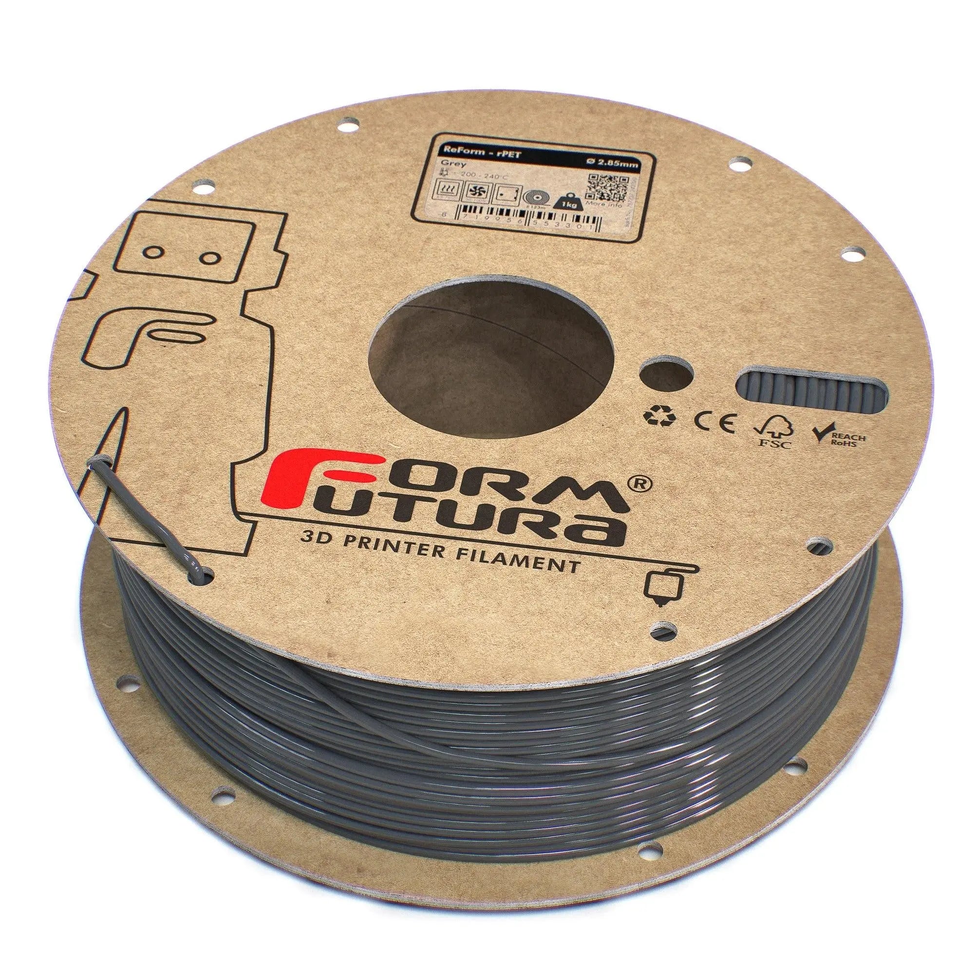 PETG Filament FormFortura ReForm - rPET available in 8 colors - 3D Printer Filament FORMFUTURA