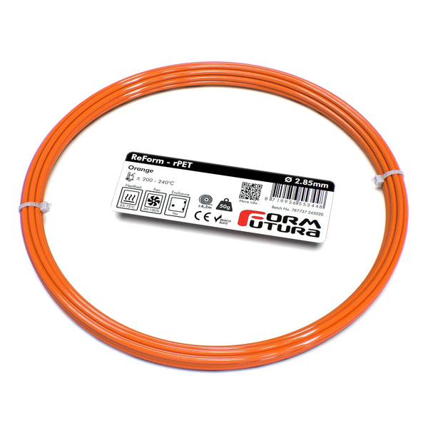 PETG Filament FormFortura ReForm - rPET available in 8 colors - 3D Printer Filament FORMFUTURA