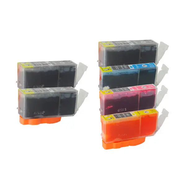 PGI-520 CLI-521 Compatible Inkjet Cartridge Set  6 Cartridges [Boxed Set] CANON