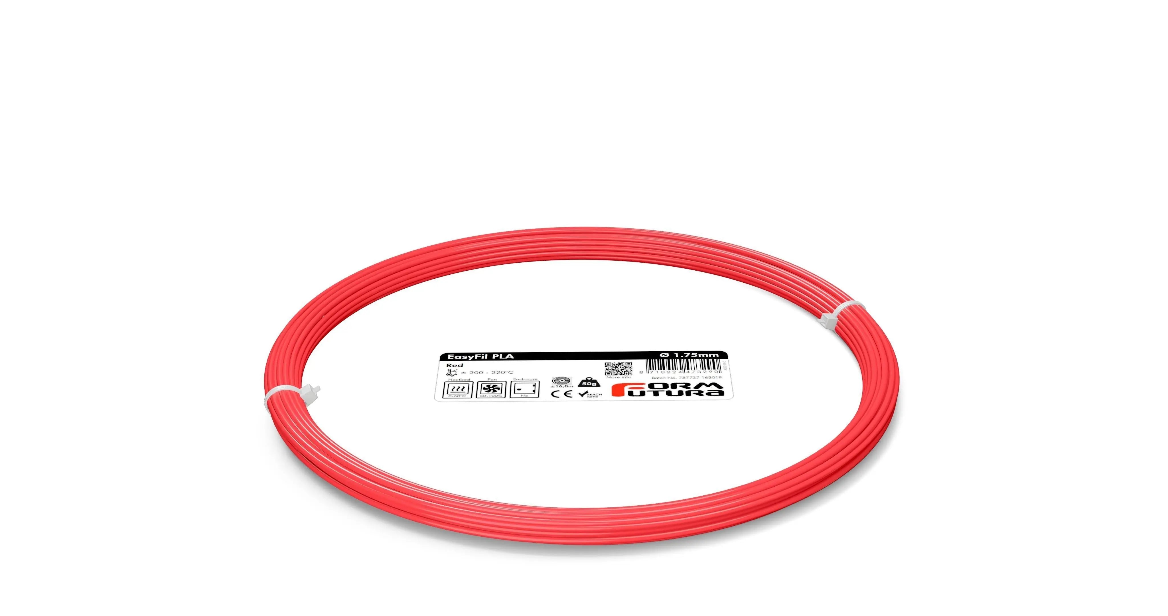 PLA Filament FormFortura EasyFil available in 19 colors - 3D Printer Filament in 50gram, 750gram, 2.3kg Spools Size Deals499