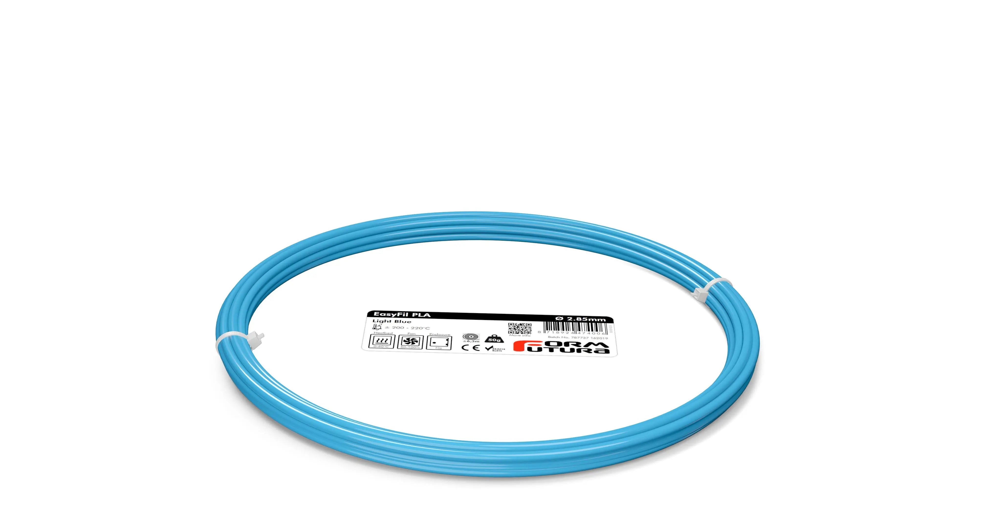 PLA Filament FormFortura EasyFil available in 19 colors - 3D Printer Filament in 50gram, 750gram, 2.3kg Spools Size Deals499
