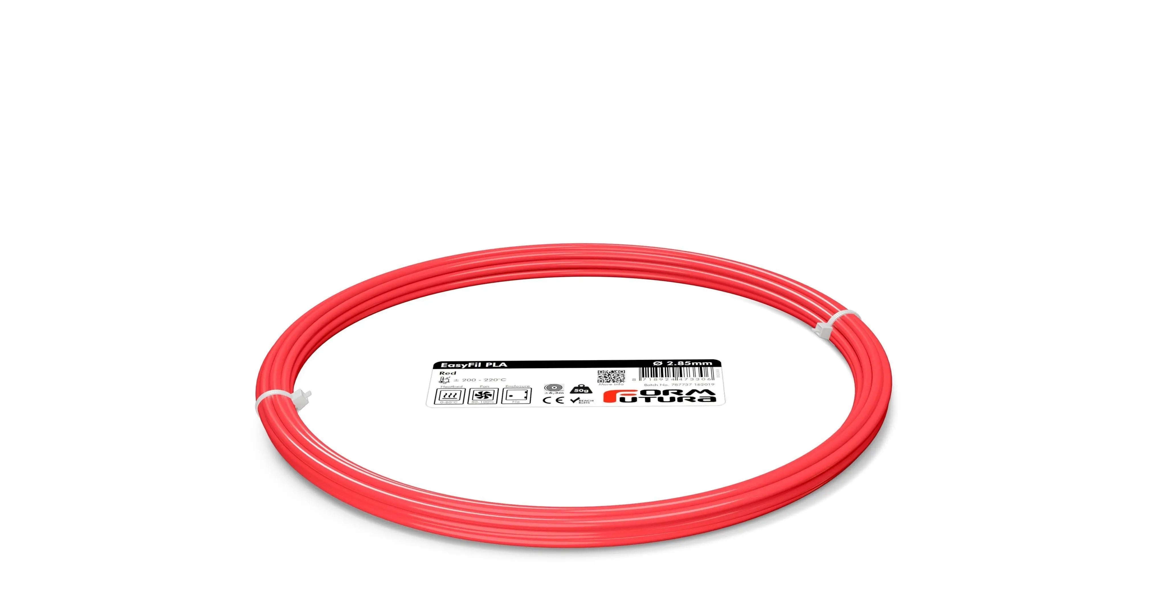 PLA Filament FormFortura EasyFil available in 19 colors - 3D Printer Filament in 50gram, 750gram, 2.3kg Spools Size Deals499