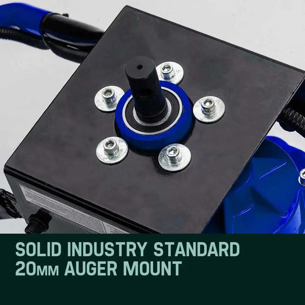 POWERBLADE Post Hole Digger 62CC Posthole Earth Auger Fence Borer Petrol Drill Deals499