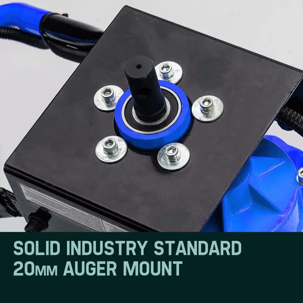 POWERBLADE Post Hole Digger 75CC Posthole Earth Auger Fence Borer Petrol Drill Deals499