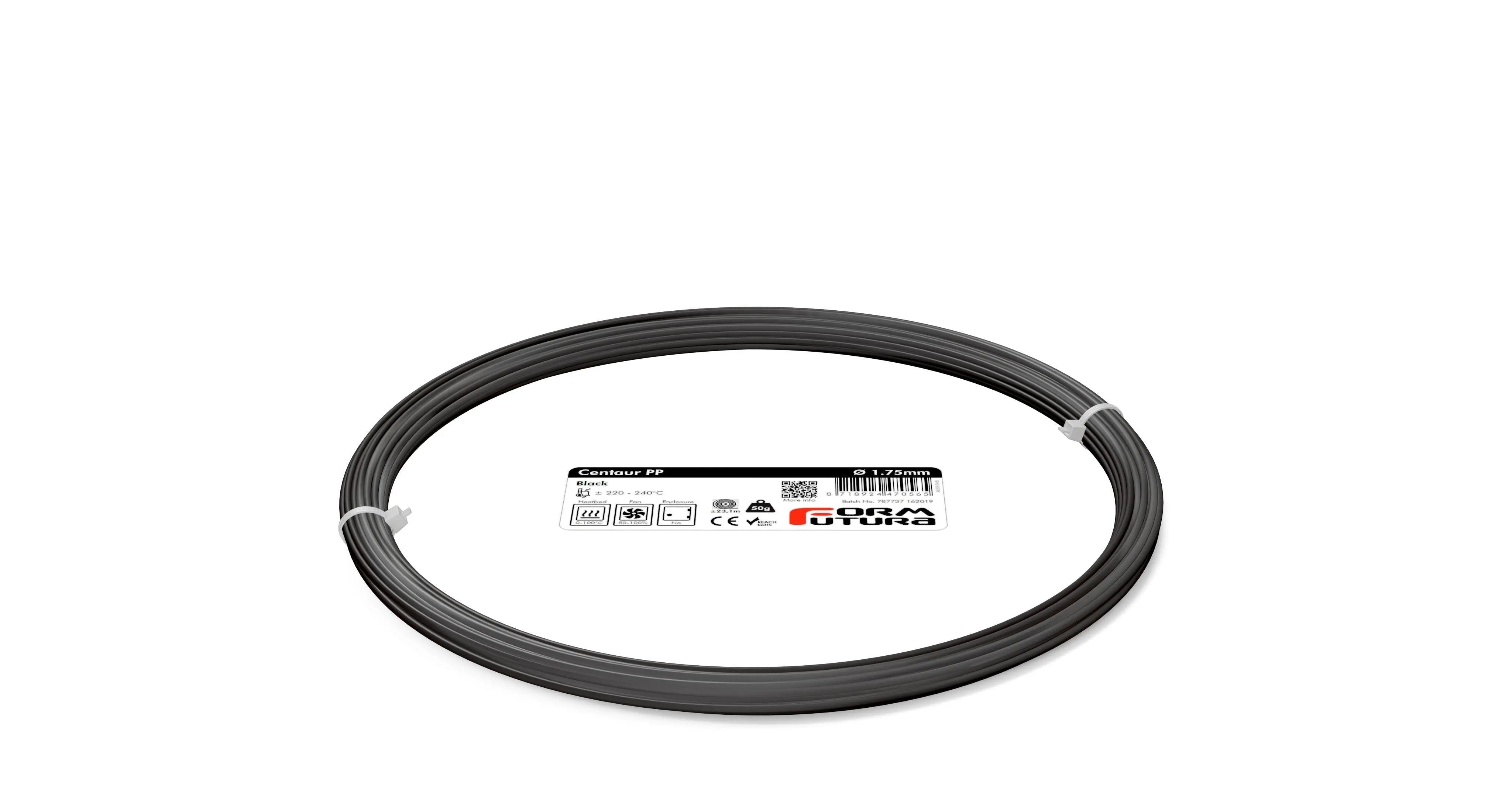 PP Filament FormFortura Centaur available in Black, Natural, and White - 3D Printer Filament Deals499