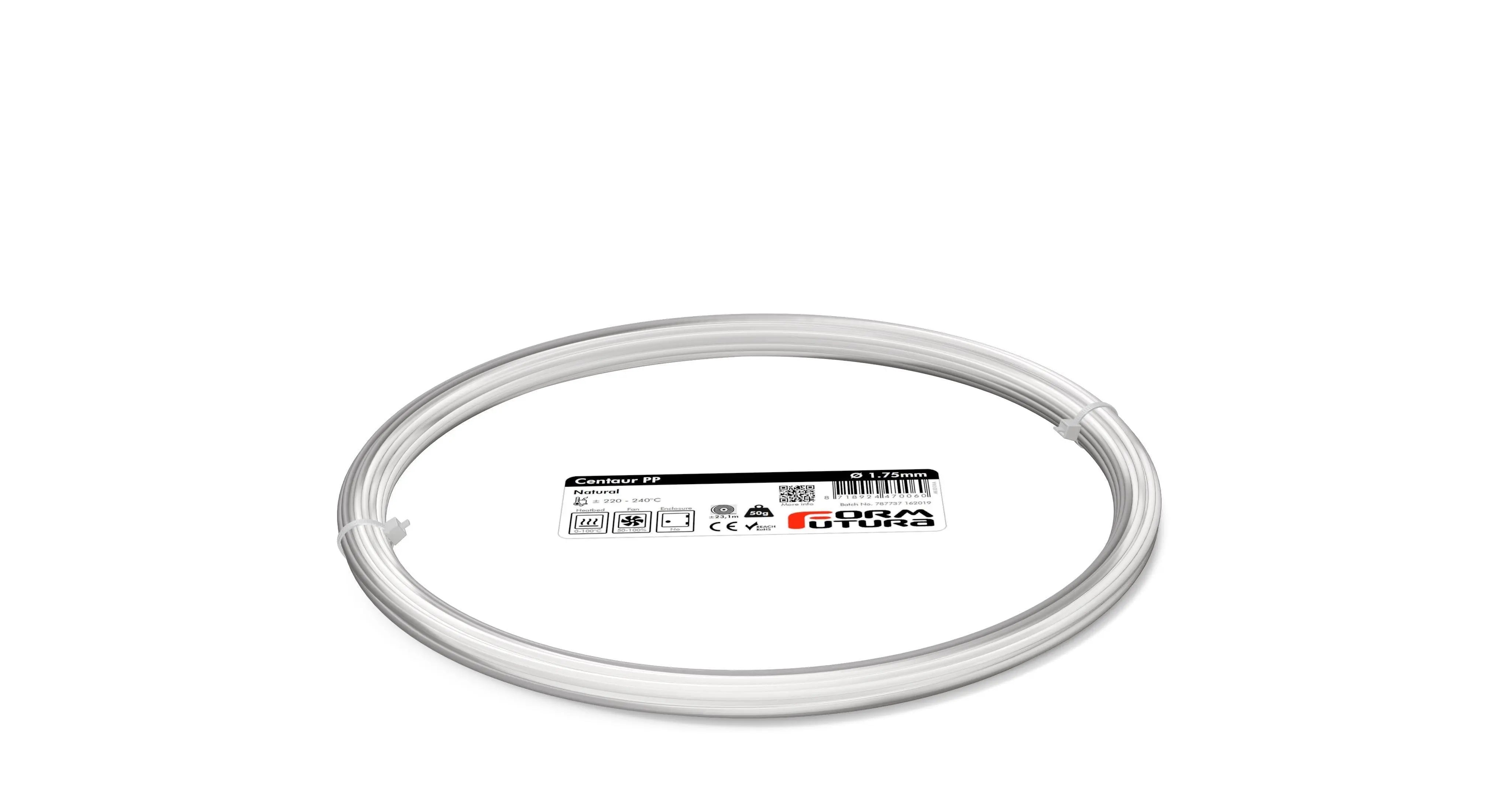 PP Filament FormFortura Centaur available in Black, Natural, and White - 3D Printer Filament Deals499