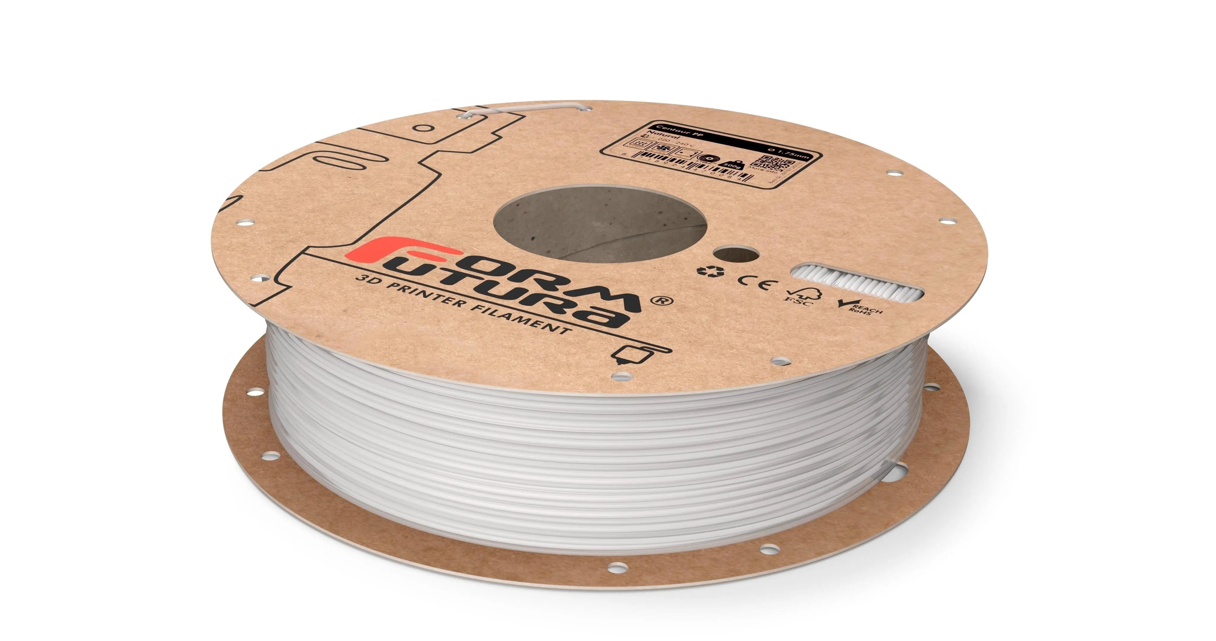PP Filament FormFortura Centaur available in Black, Natural, and White - 3D Printer Filament Deals499
