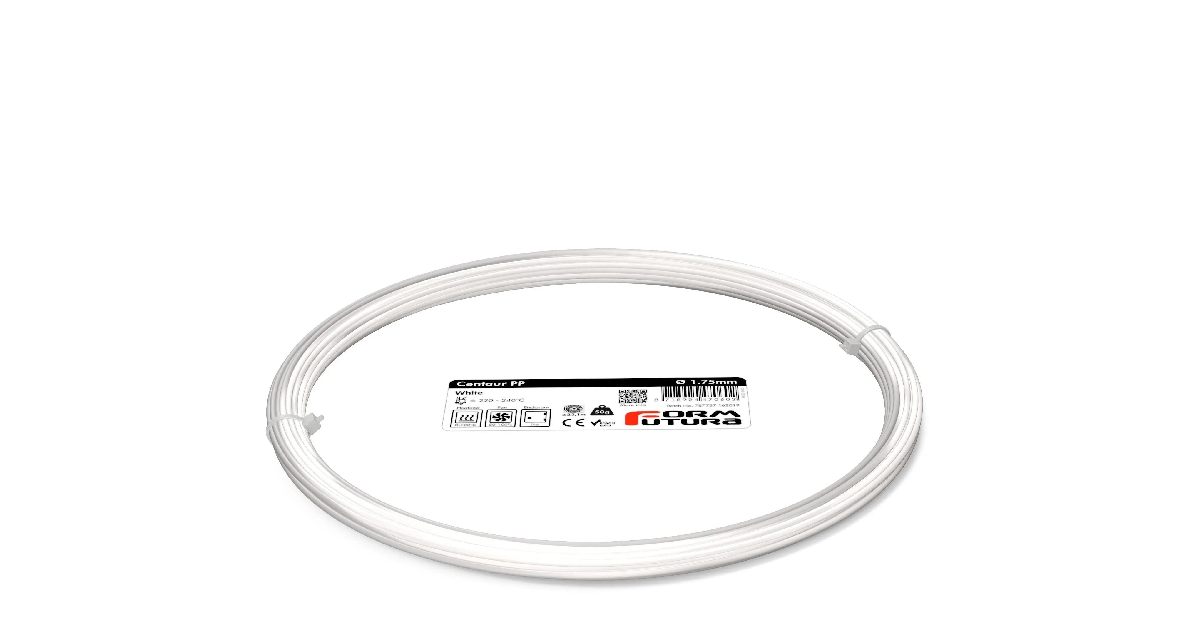 PP Filament FormFortura Centaur available in Black, Natural, and White - 3D Printer Filament Deals499