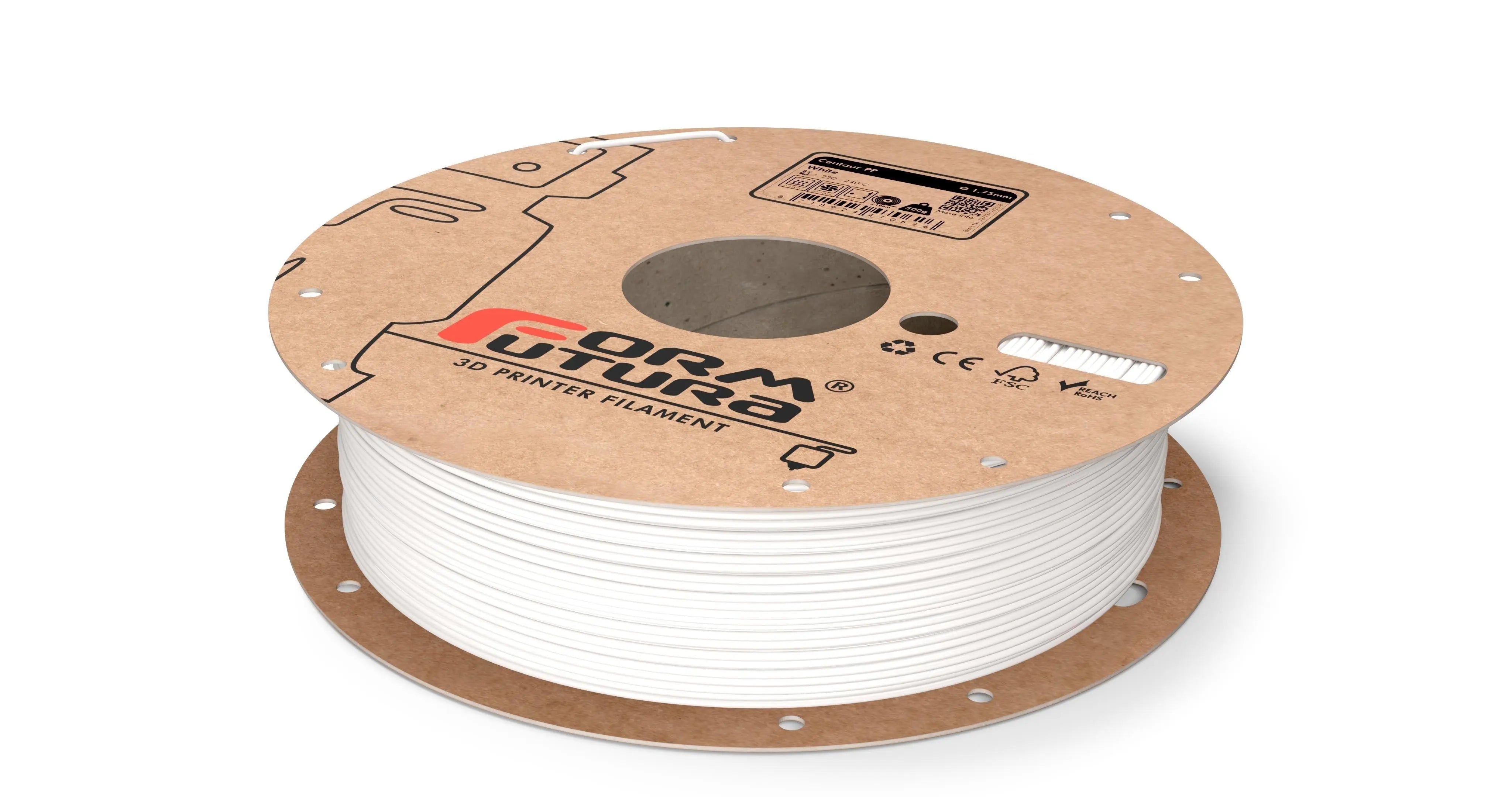 PP Filament FormFortura Centaur available in Black, Natural, and White - 3D Printer Filament Deals499