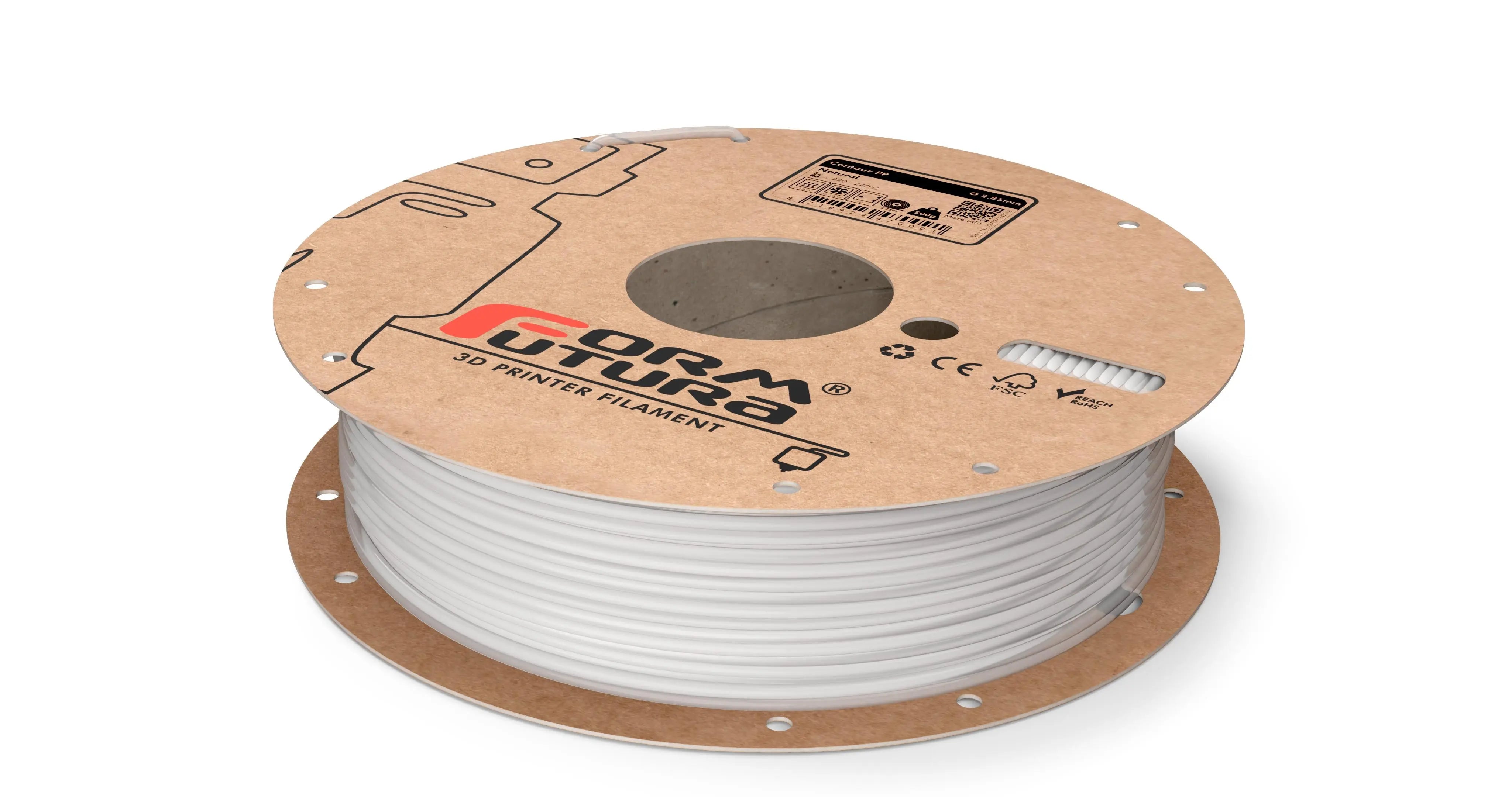 PP Filament FormFortura Centaur available in Black, Natural, and White - 3D Printer Filament Deals499