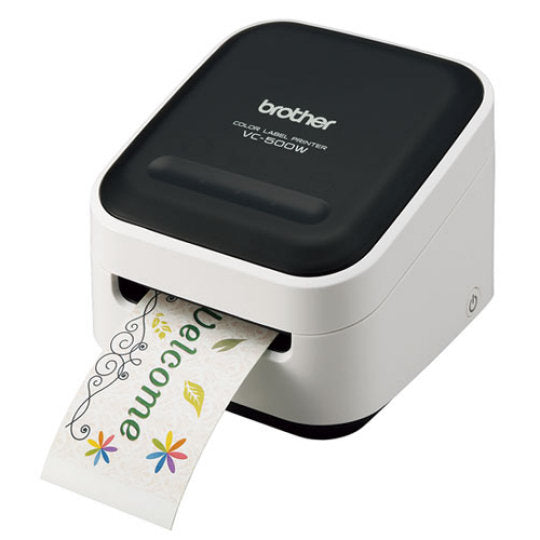 BROTHER VC-500W Colour Label Printer, WIFI, AirPrint, Continuous Roll, PC/MAC Connection BROTHER