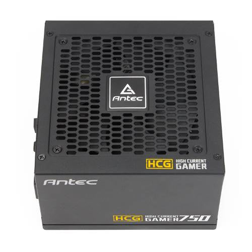 ANTEC HCG-750G 750w 80+ Gold Fully Modular PSU, 120mm FDB Fan, 2x EPS 8PIN, 100% Japanese Caps, DC to DC, Compact Design. 10 Years Warranty ANTEC