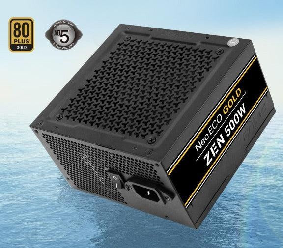 ANTEC Neo Eco ZEN 500w PSU 80+ Gold, 120mm Silent Fan, Thermal Manager, Japanese Caps, 5 Years Warranty ANTEC