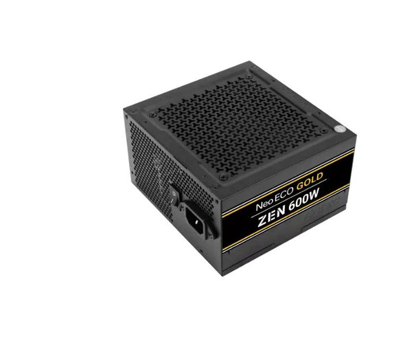 ANTEC Neo Eco ZEN 600w PSU 80+ Gold, 120mm Silent Fan, 1x EPS 8PIN, Thermal Manager, Japanese Caps, 5 Years Warranty. ANTEC