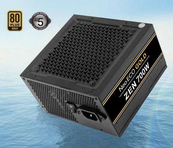 ANTEC Neo Eco ZEN 700w PSU 80+ Gold,120mm Silent Fan, 2x EPS 8PIN. Thermal manager, Japanese Caps, 5 Years Warranty ANTEC