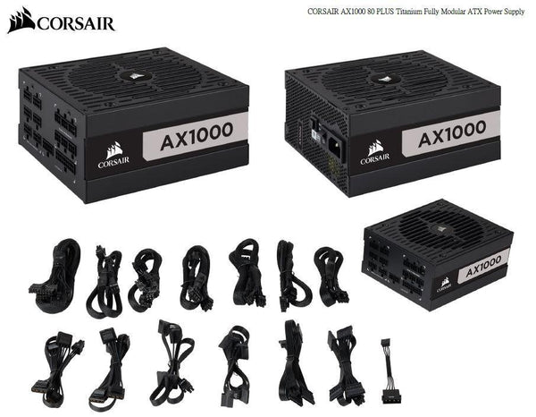 CORSAIR 1000W AX 80+ Titanium Fully Modular ATX Power Supply 10 Years Warranty CORSAIR