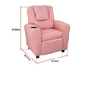 PU Leather Kids Recliner with Drink Holder Deals499