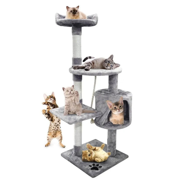 PaWz 1.1M Cat Scratching Post Tree Gym House Condo Furniture Scratcher Tower Deals499