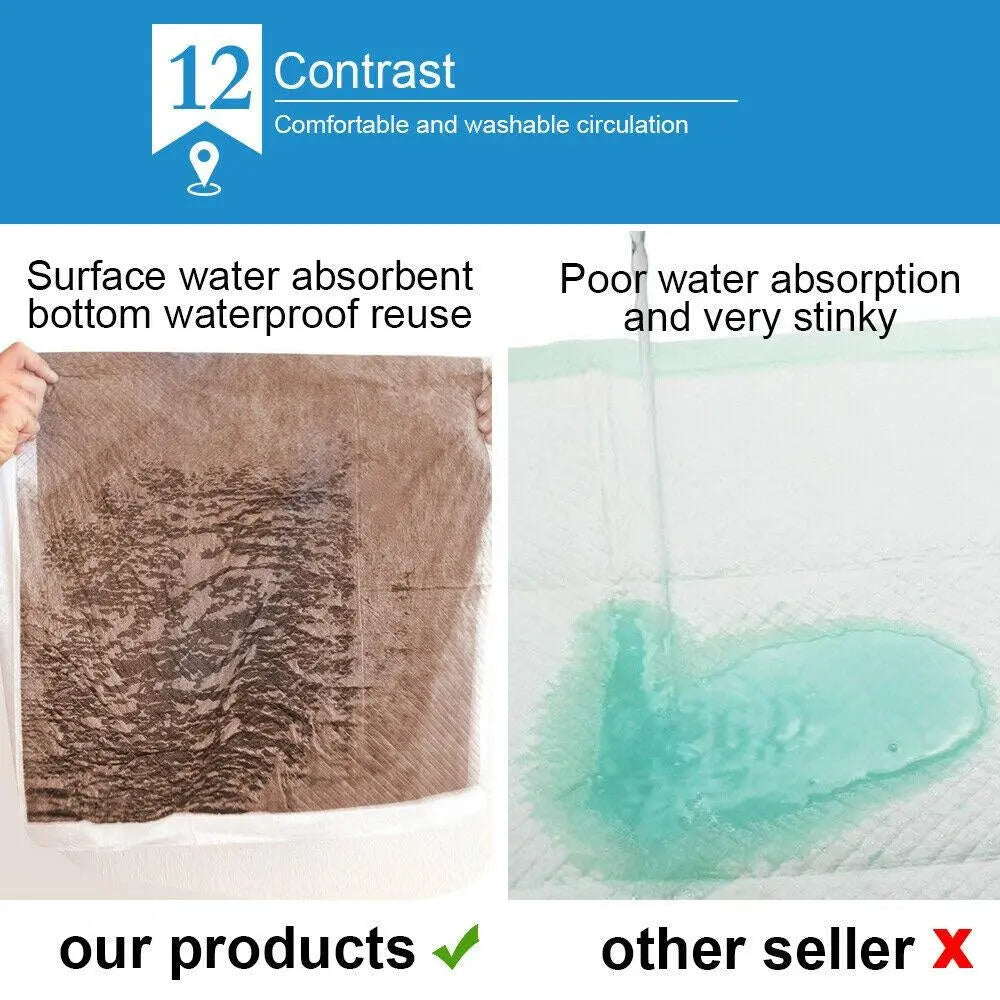 PaWz 2 Pcs 120x180 cm Reusable Waterproof Pet Puppy Toilet Training Pads Deals499