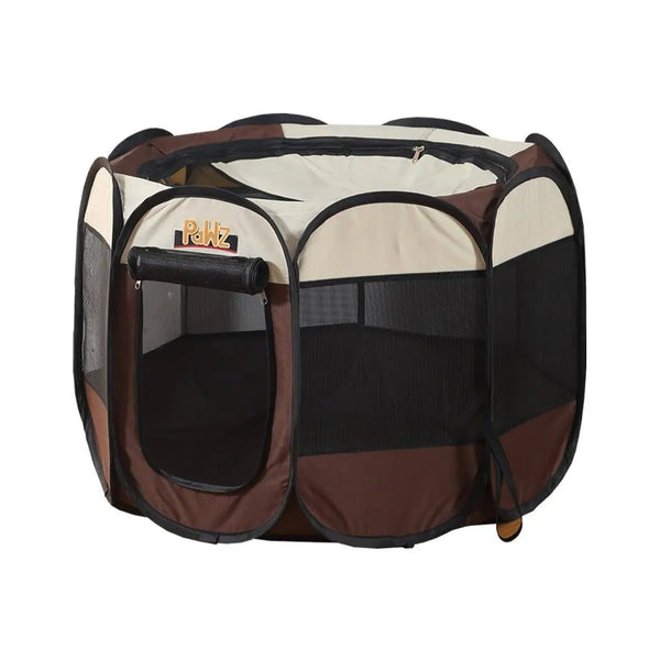 PaWz Dog Playpen Pet Play Pens Foldable Panel Tent Cage Portable Puppy Crate 36" Deals499