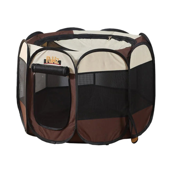 PaWz Dog Playpen Pet Play Pens Foldable Panel Tent Cage Portable Puppy Crate 42" Deals499