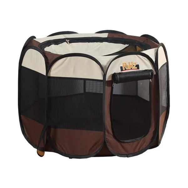 PaWz Dog Playpen Pet Play Pens Foldable Panel Tent Cage Portable Puppy Crate 42" Deals499