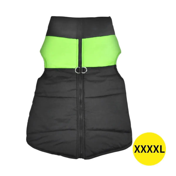PaWz Dog Winter Jacket Padded  Pet Clothes Windbreaker Vest Coat 4XL Green Deals499