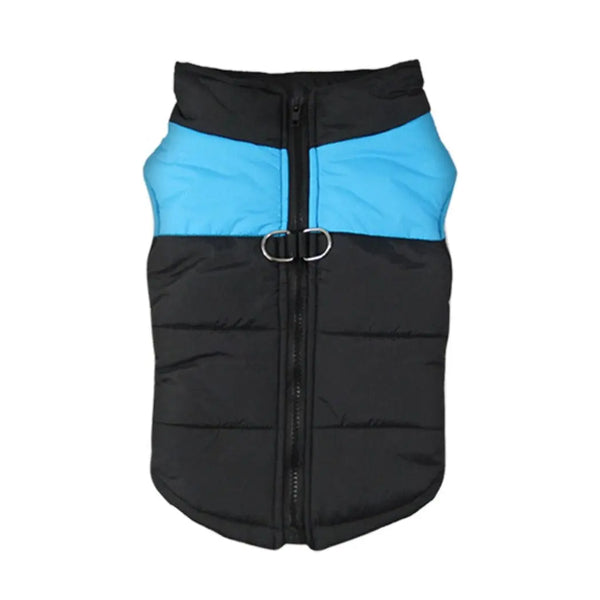 PaWz Dog Winter Jacket Padded Waterproof Pet Clothes Windbreaker Coat L Blue Deals499