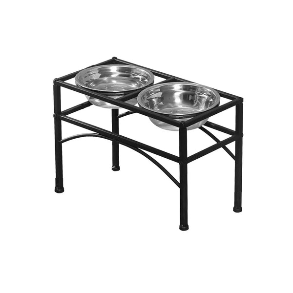 PaWz Dual Elevated Raised Pet Dog Feeder Bowl Stainless Steel Food Water Stand Deals499