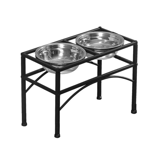 PaWz Dual Elevated Raised Pet Dog Puppy Feeder Bowl Stainless Steel Food Water Stand Deals499